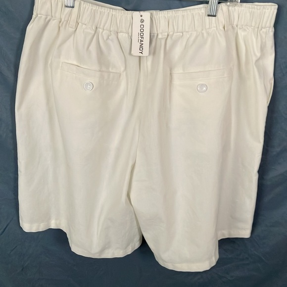 Coofandy: White Shorts-Linen Blend- XXL - Picture 11 of 16